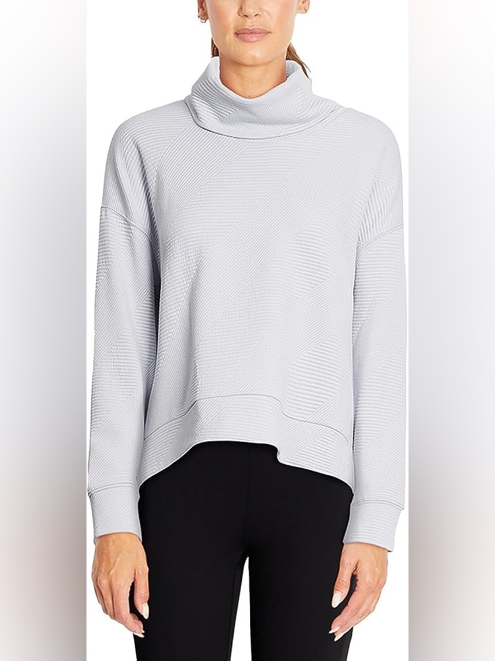 Balance Collection Womens Marci Pullover Sweatshirt Arctic Ice